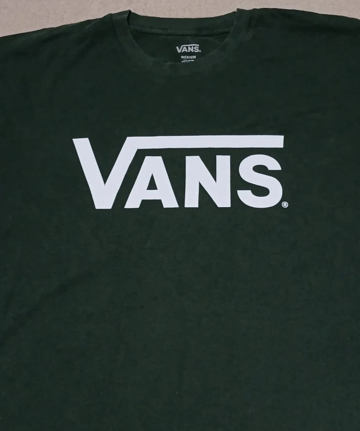 T-shirt Vans vert Taille M – photo 4